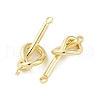 Alloy Knot Connector Charms PALLOY-F315-02G-2