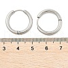 Tarnish Resistant 304 Stainless Steel Hoop Earrings EJEW-P177-P-16-4