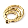 304 Stainless Steel Pendants STAS-P331-02G-2