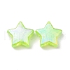 Eco-Friendly Transparent Acrylic Beads PL556-PW42-2