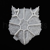Wolf Head DIY Silicone Molds AJEW-D052-03-3