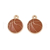 Alloy Enamel Pendants ENAM-V001-01D-KCG-1