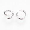 Tarnish Resistant 304 Stainless Steel Open Jump Rings STAS-P204-08P-02-2