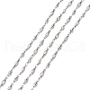 Tarnish Resistant 304 Stainless Steel Link Chains X-CHS-K001-83-1