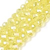 Electroplate Glass Beads Strands X-EGLA-A044-T8mm-B29-1