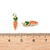 Brass Enamel Charms KK-L237-014G-3