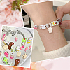 SUNNYCLUE 6Pcs 6 Style Brass Enamel European Beads KK-SC0004-41-5