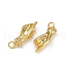 Brass Micro Pave Cubic Zirconia Pendants KK-C093-01D-G-2