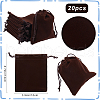 Beebeecraft 20Pcs Velvet Jewelry Drawstring Gift Bags ABAG-BBC0001-14C-2
