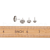 Craftdady 304 Stainless Steel Stud Earring Settings STAS-CD0001-01P-7