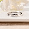 Rhodium Plated 925 Sterling Silver Adjustable Rings RJEW-S397-01P-01-3