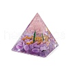 Orgonite Pyramid Resin Display Decorations DJEW-I017-01A-1