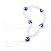 Plastic Beads Mobile Straps HJEW-JM00531-1