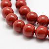 Natural Red Jasper Beads Strands G-E375-8mm-02-1