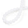 Opaque Solid Color Glass Beads Strands GLAA-T032-P4mm-02-4