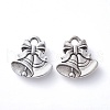Tibetan Style Alloy Christmas Bell Pendants TIBEP-GC158-AS-NR-2