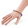 7Pcs 7 Style Natural & Synthetic Mixed Stone Chips Stretch Bracelet Set for Women BJEW-JB08515-3