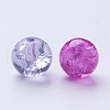 Baking Painted Crackle Glass Beads DGLA-X0006-8mm-02-3
