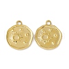 PVD Vacuum Plating 304 Stainless Steel Pendant Rhinestone Settings STAS-G278-11G-2