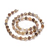 Natural Botswana Agate Beads Strands G-P463-08-3