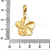 Flower 304 Stainless Steel Pendant Decorations STAS-R159-14G-3