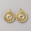 Iron Rhinestone Pendants IFIN-TAC0052-43D-1