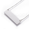 Non-Tarnish 304 Stainless Steel Pendant Necklaces NJEW-E141-20P-2
