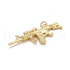Rack Plating Real 18K Gold Plated Brass Pendants KK-E262-01G-3
