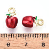 Alloy Enamel Charms PALLOY-T090-51-3