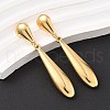 304 Stainless Steel Dangle Stud Earrings EJEW-C142-01G-3