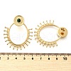 Oval 304 Stainless Steel Stud Earrings EJEW-D315-05G-5