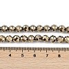 Electroplated Synthetic Non-magnetic Hematite Beads Strands G-H072-B01-01-5