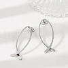 304 Stainless Steel Stud Earrings EJEW-Z089-10P-3
