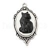Gothic Style Alloy with Resin Pendants X-FIND-Z015-03A-1
