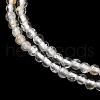 Natural White Topaz Beads Strands G-RM241221-A9-4