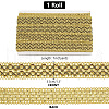 Polyester Braided Lace Ribbons OCOR-WH0092-17A-2