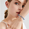 16Pcs 4 Styles Rack Plating Brass & Cubic Zirconia Pendants KK-HS0001-13-6
