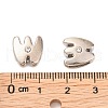 Letter Slider Beads for Watch Band Bracelet Making ALRI-O012-W-NR-3
