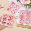 Gorgecraft 3Pcs 3 Style Leaf/Flower/Cactus ABS Plastic Plasticine Tools CELT-GF0001-02-3