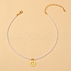 Round Plastic Pearl Beaded Necklaces FS-WG7BB5B-07-1