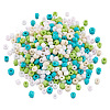 Opaque Glass Round Seed Beads GLAA-TAC0025-07A-03-1