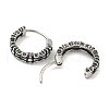 316 Surgical Stainless Steel Hoop Earrings EJEW-D096-09D-AS-2