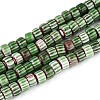 Handmade Millefiori Glass Beads Strands LAMP-T021-27A-05-1
