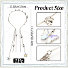Zinc Alloy Rhinestone Hair Bands OHAR-WH20007-01B-P-2