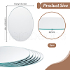 Glass Mirror AJEW-WH0270-378A-2