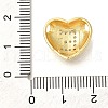Rack Plating Brass Micro Pave Cubic Zirconia Pendants KK-I722-04G-E-3
