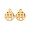 Brass Pendants KK-U024-08G-1