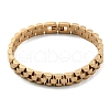 Ion Plating(IP) 304 Stainless Steel Thick Link Chain Bracelet BJEW-G649-10B-G-1
