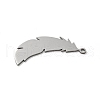 304 Stainless Steel Pendants STAS-S155-02P-02-2