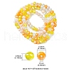 Electroplate Glass Beads Strands EGLA-yw0002-C04-4